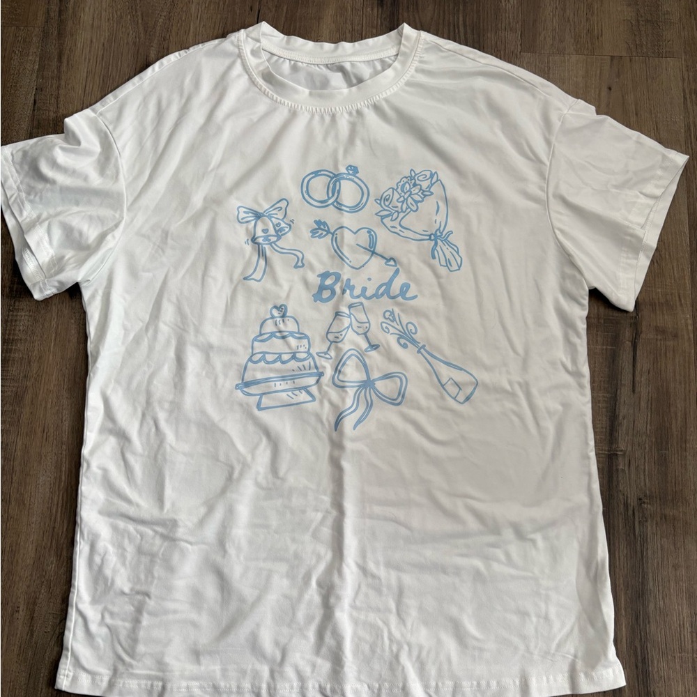 White Bride Graphic T-Shirt